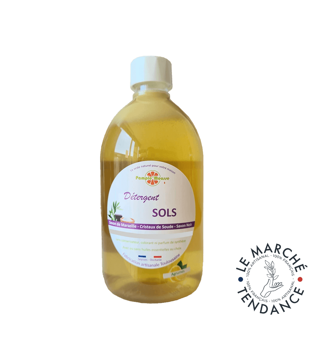 DETERGENT SOLS AGRUMES 500ML - Pample'Mousse