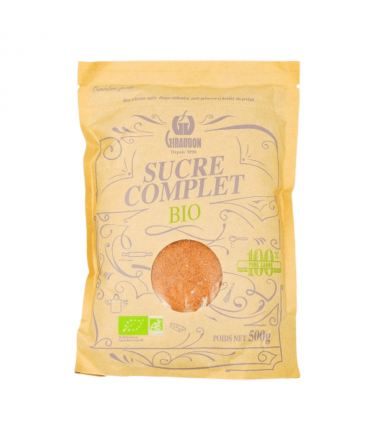 SUCRE COMPLET BIO PAQUET 500G