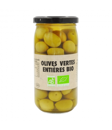 OLIVES VERTES ENTIERES BIO...