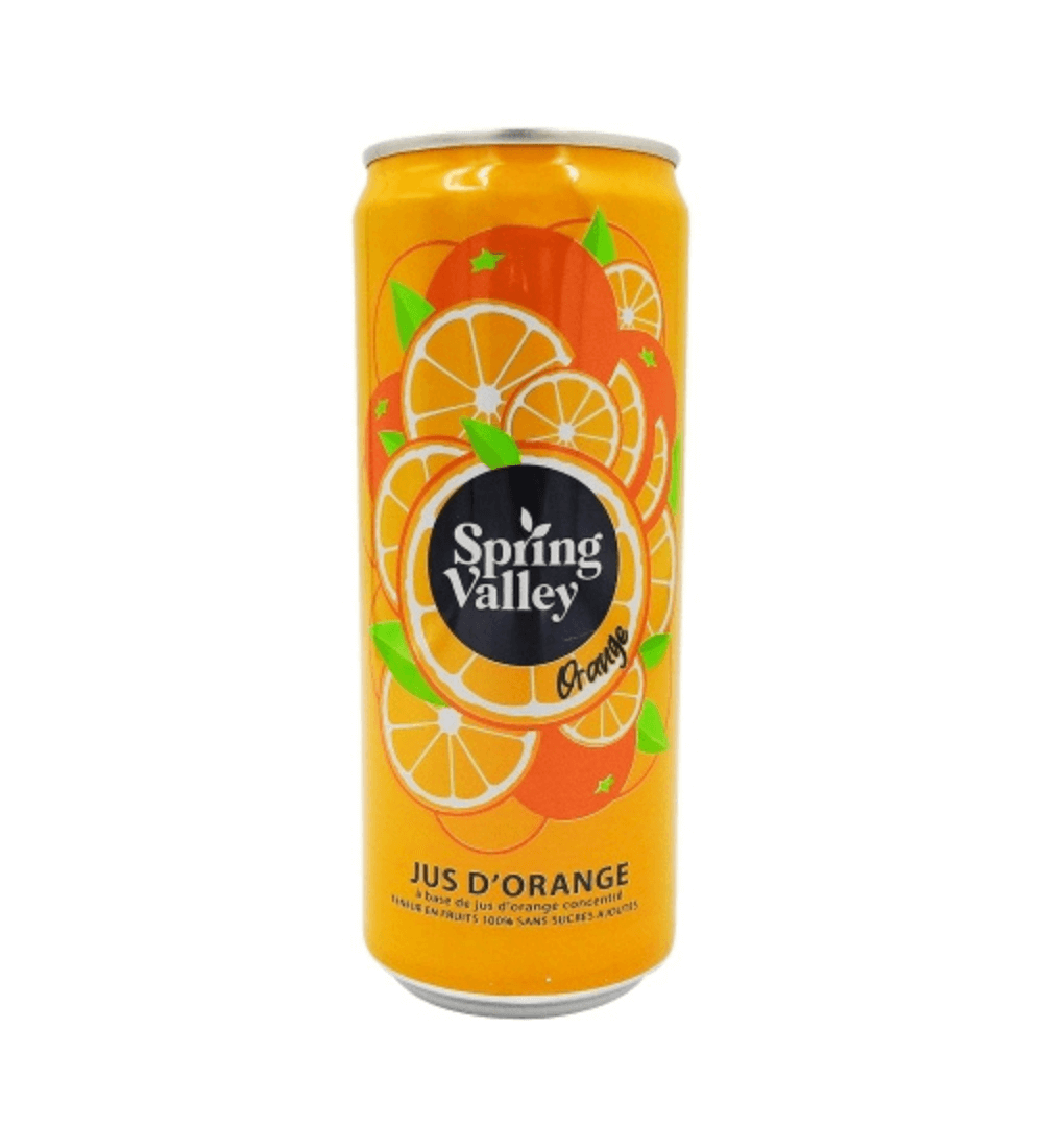 JUS D'ORANGE 100% CANETTE 33CL