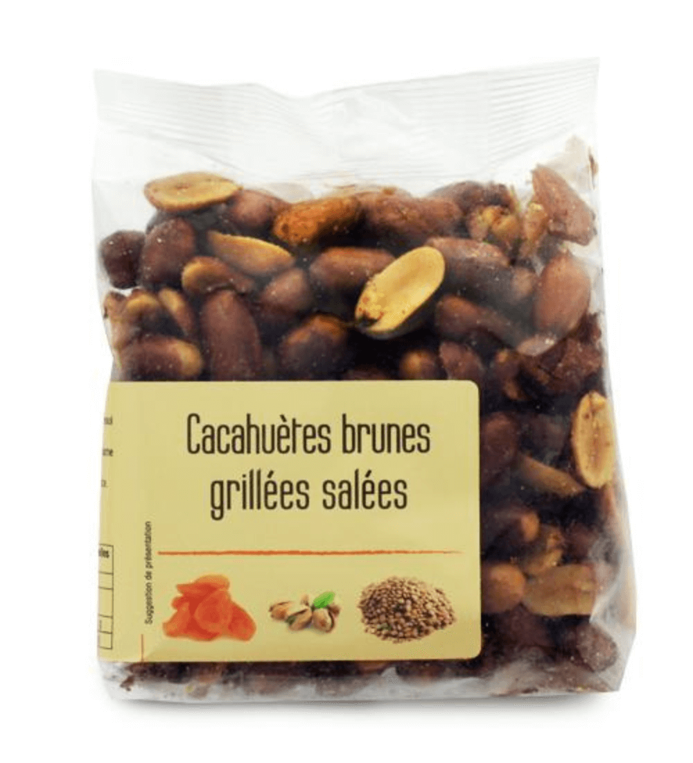 CACAHUETES BRUNES GRILLEES...