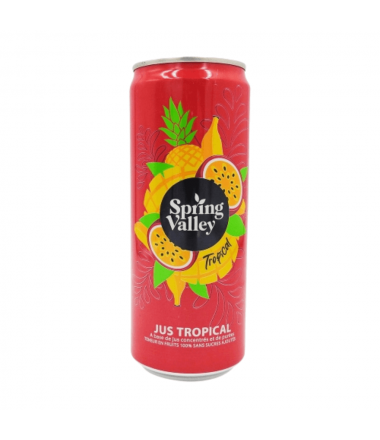 JUS TROPICAL 100% CANETTE 33CL