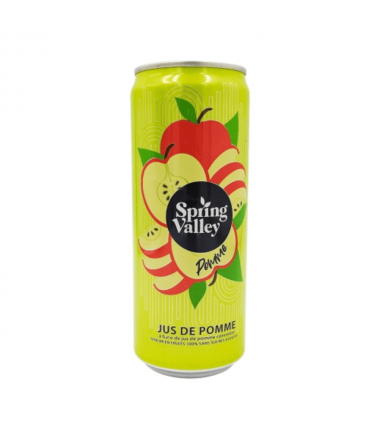 JUS DE POMME 100% CANETTE 33CL