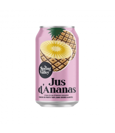 JUS D'ANANAS 100% CANETTE 33CL