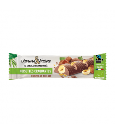 BARRE CHOCO LAIT NOISETTE 45GR
