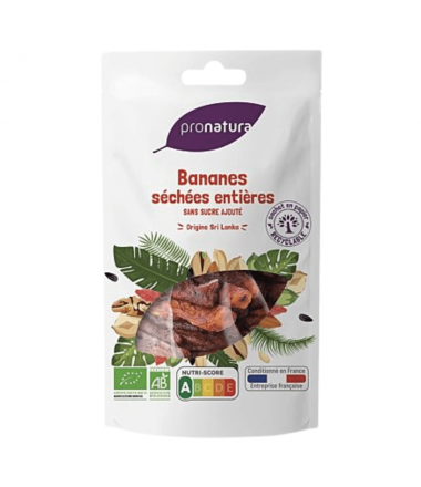 BANANE SECHEES ENTIERES 250GR