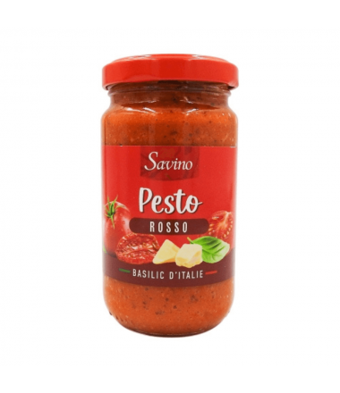 SAUCE PESTO ROSSO 190GR SAVINO