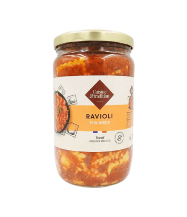 RAVIOLI PUR BOEUF BOCAL 650GR