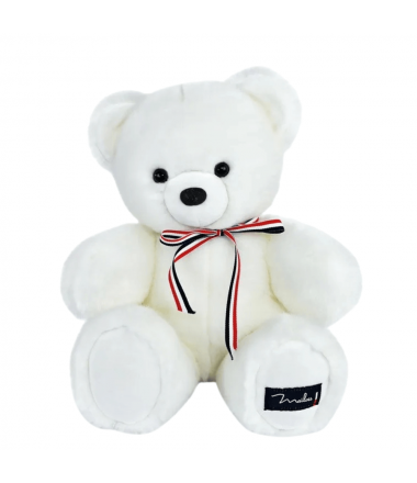 L'OURS FRANCAIS 35CM BLANC...