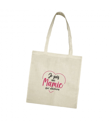 TOTE BAG ""MAMIE QUI DECHIRE