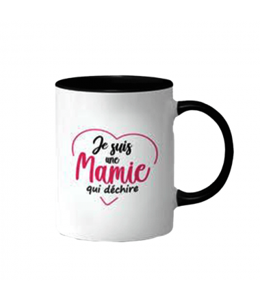 MUG NOIR ""JE SUIS UNE...