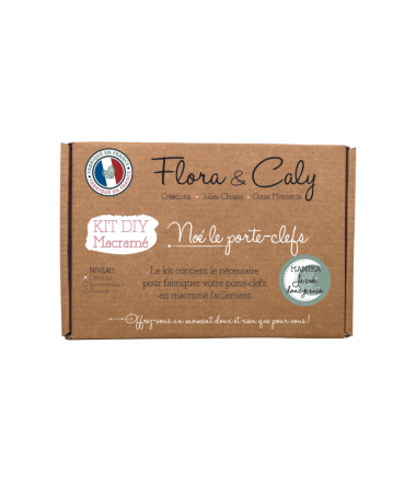 KIT NOE LE PORTE CLEFS MACRAME
