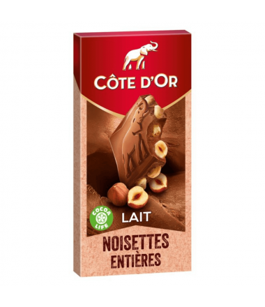CHOCOLAT COTE D'OR LAIT...