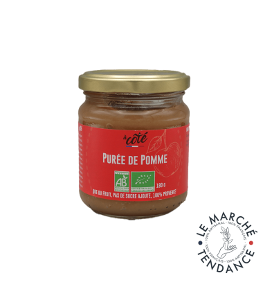 purée de pomme de Provence sans sucre ajouté 180gr BIO À Côté