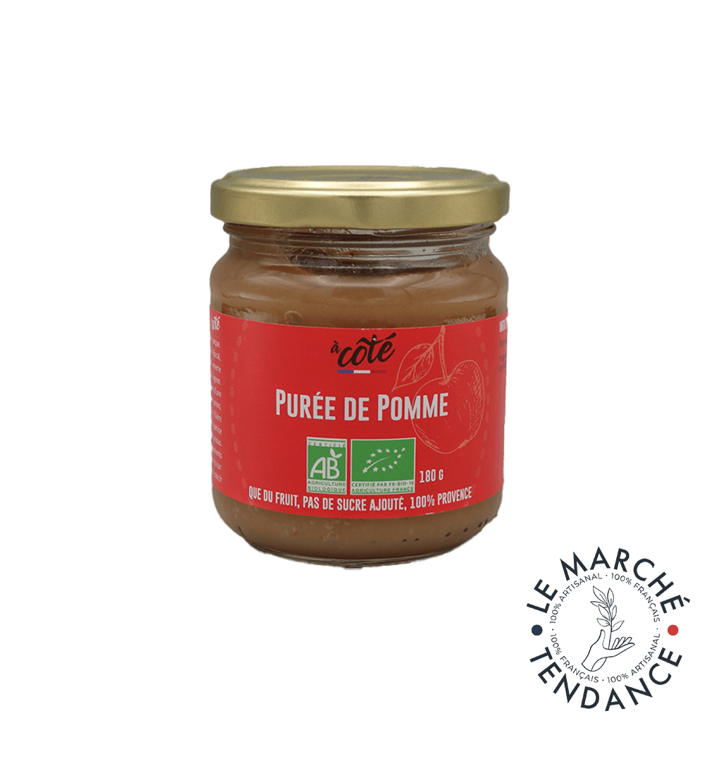 purée de pomme de Provence sans sucre ajouté 180gr BIO À Côté