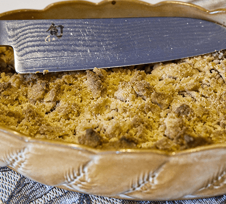 Recette facile : Crumble aux pommes à la farine d’amande d’amande